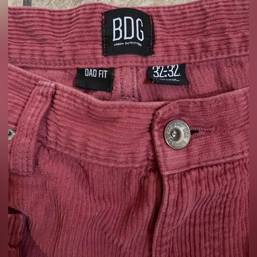 Men’s Red Corduroy Pants